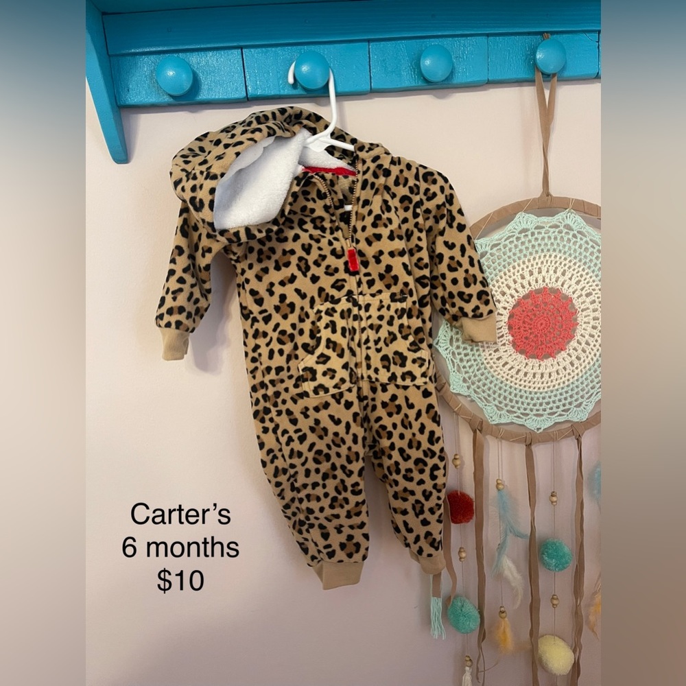 Carter’s baby zip up fleece lined jumper